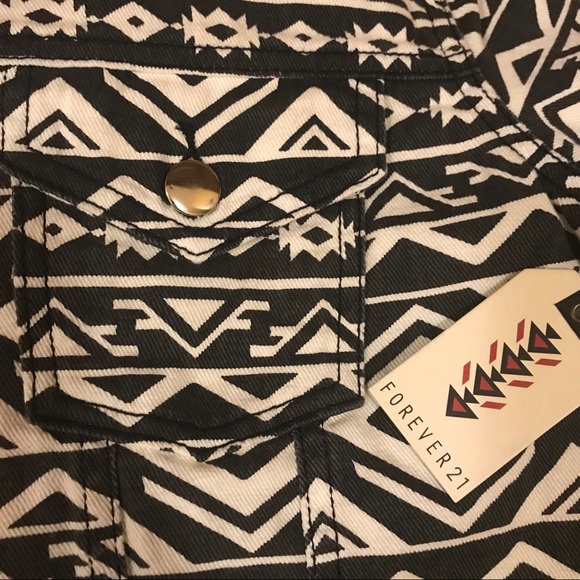 ♥️ FOREVER 21 women’s casual jacket large - Picture 3 of 5